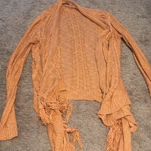 Adorable rusty salmon cardigan